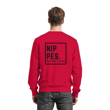 Nippes Koordinaten (großer Druck auf dem Rücken) - Basic Sweatshirt