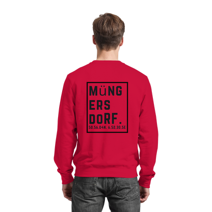 Müngersdorf Koordinaten (großer Druck auf dem Rücken) - Basic Sweatshirt