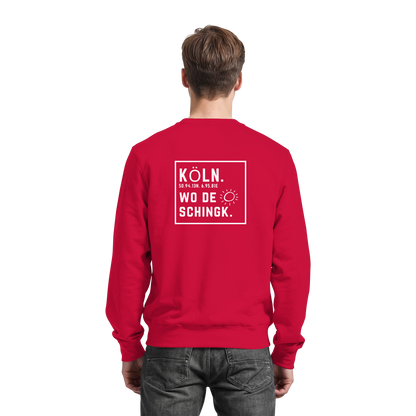 Wo de Sonn schingk - Köln Druck Rücken  - Basic Sweatshirt