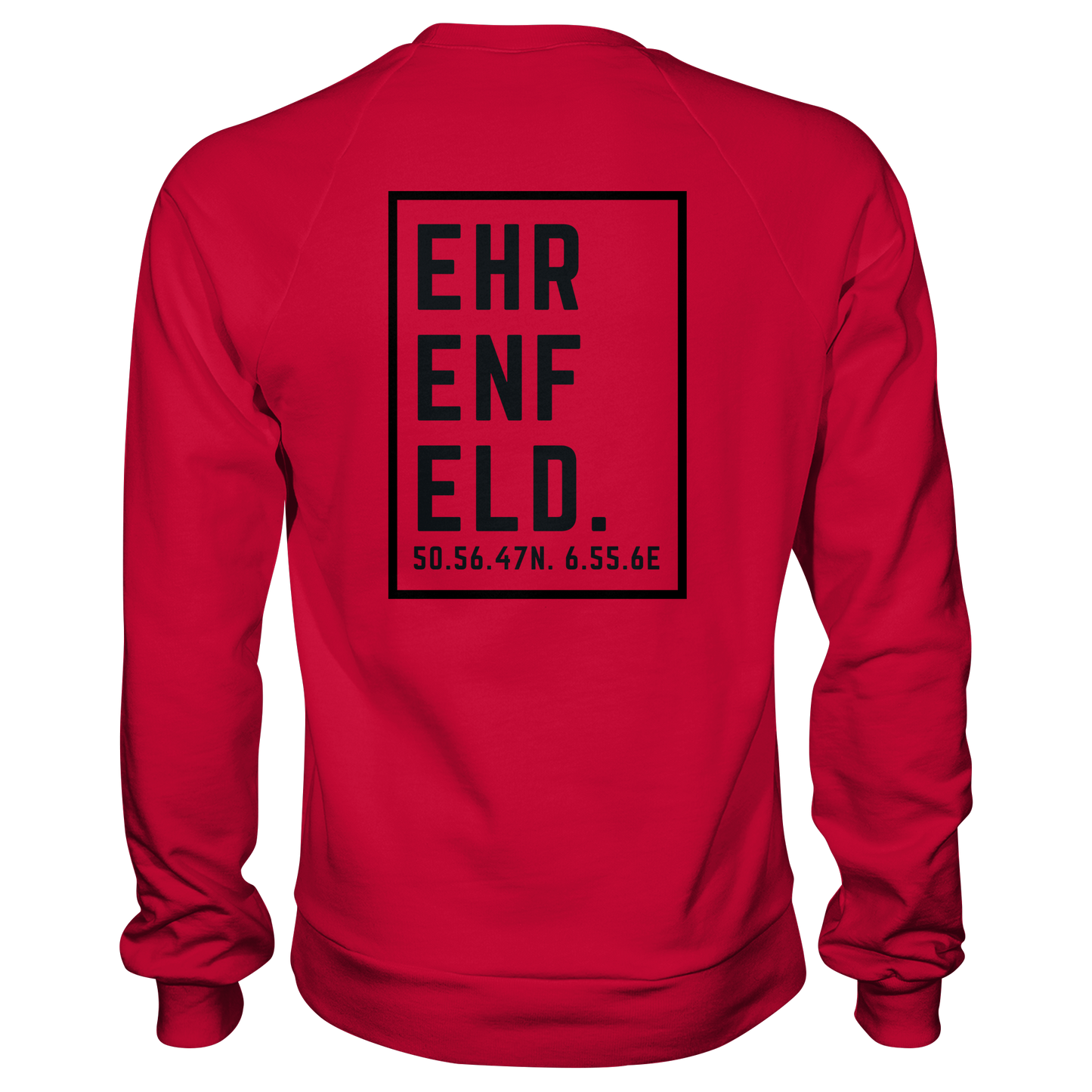 Ehrenfeld Koordinaten (großer Druck auf dem Rücken) - Basic Sweatshirt