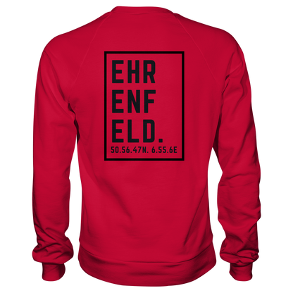 Ehrenfeld Koordinaten (großer Druck auf dem Rücken) - Basic Sweatshirt
