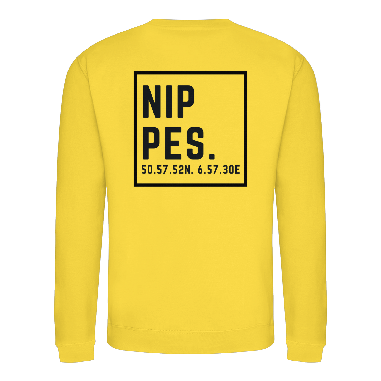 Nippes Koordinaten (großer Druck auf dem Rücken) - Basic Sweatshirt