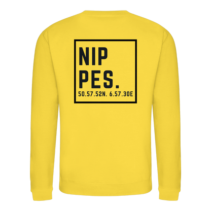 Nippes Koordinaten (großer Druck auf dem Rücken) - Basic Sweatshirt