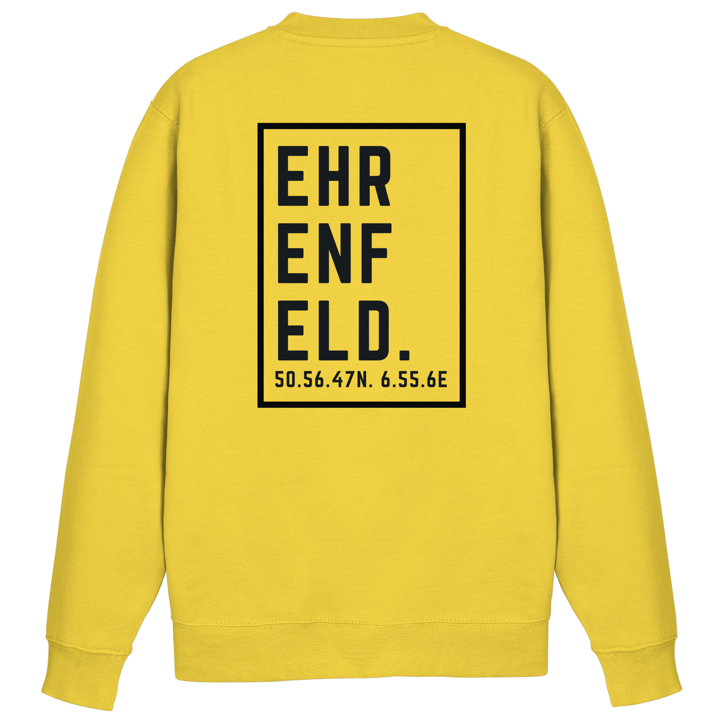 Ehrenfeld Koordinaten (großer Druck auf dem Rücken) - Basic Sweatshirt