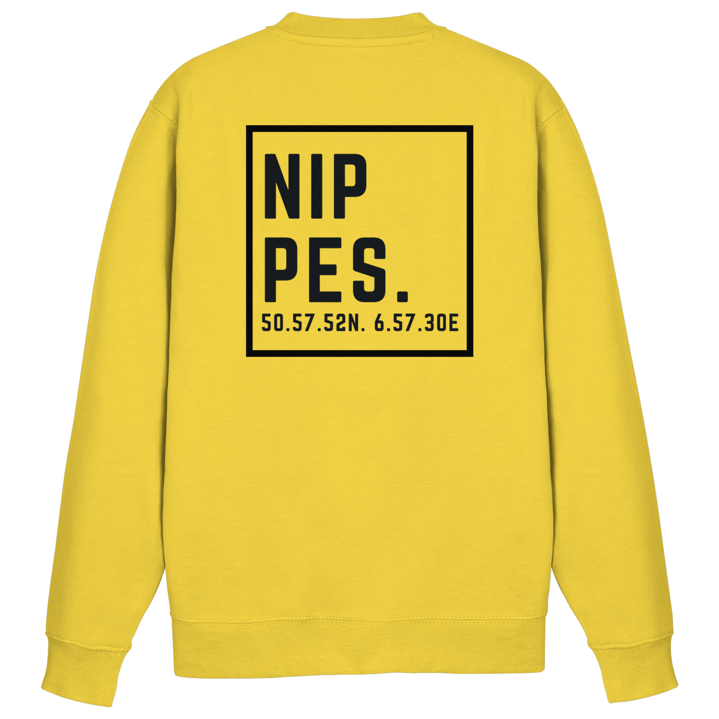 Nippes Koordinaten (großer Druck auf dem Rücken) - Basic Sweatshirt