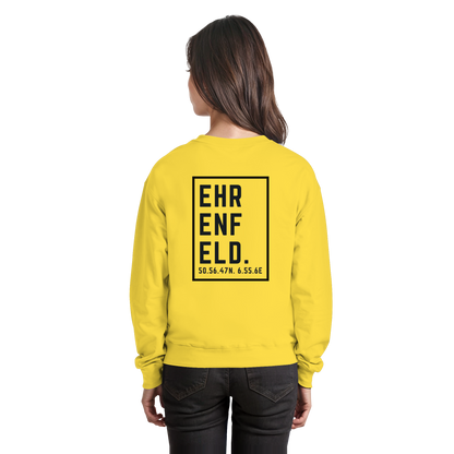 Ehrenfeld Koordinaten (großer Druck auf dem Rücken) - Basic Sweatshirt