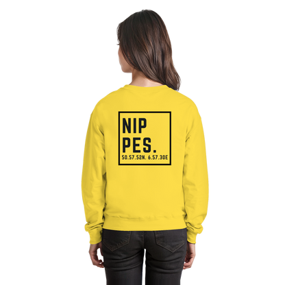 Nippes Koordinaten (großer Druck auf dem Rücken) - Basic Sweatshirt