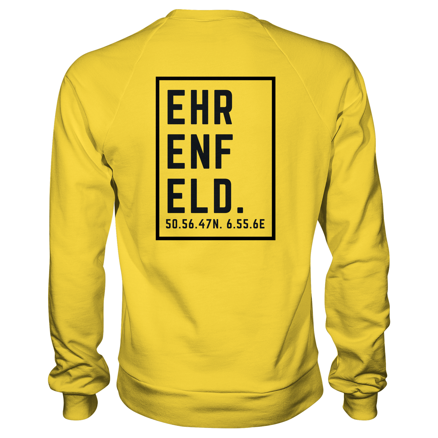 Ehrenfeld Koordinaten (großer Druck auf dem Rücken) - Basic Sweatshirt