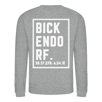 Bickendorf Koordinaten (großer Druck auf dem Rücken) - Basic Sweatshirt
