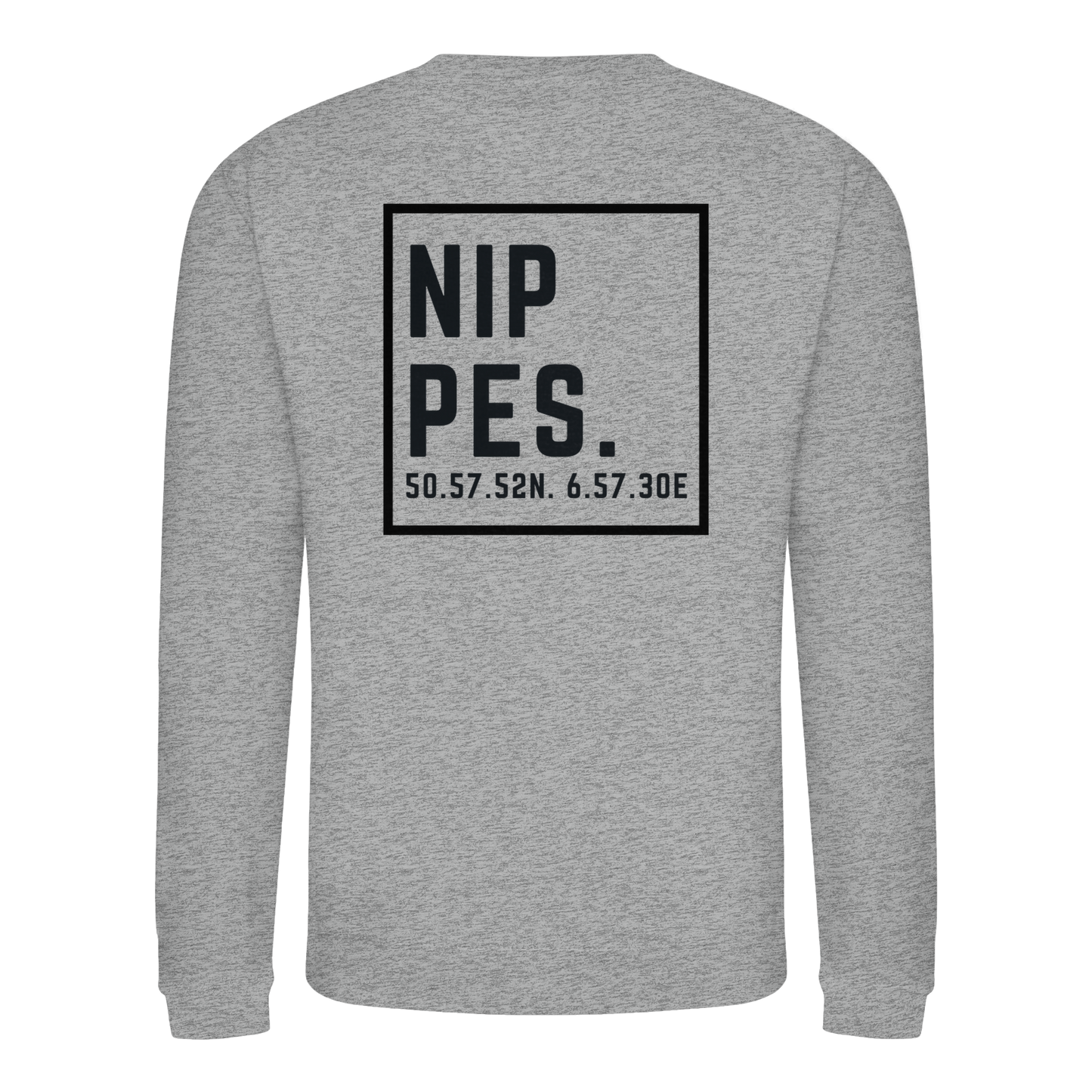 Nippes Koordinaten (großer Druck auf dem Rücken) - Basic Sweatshirt