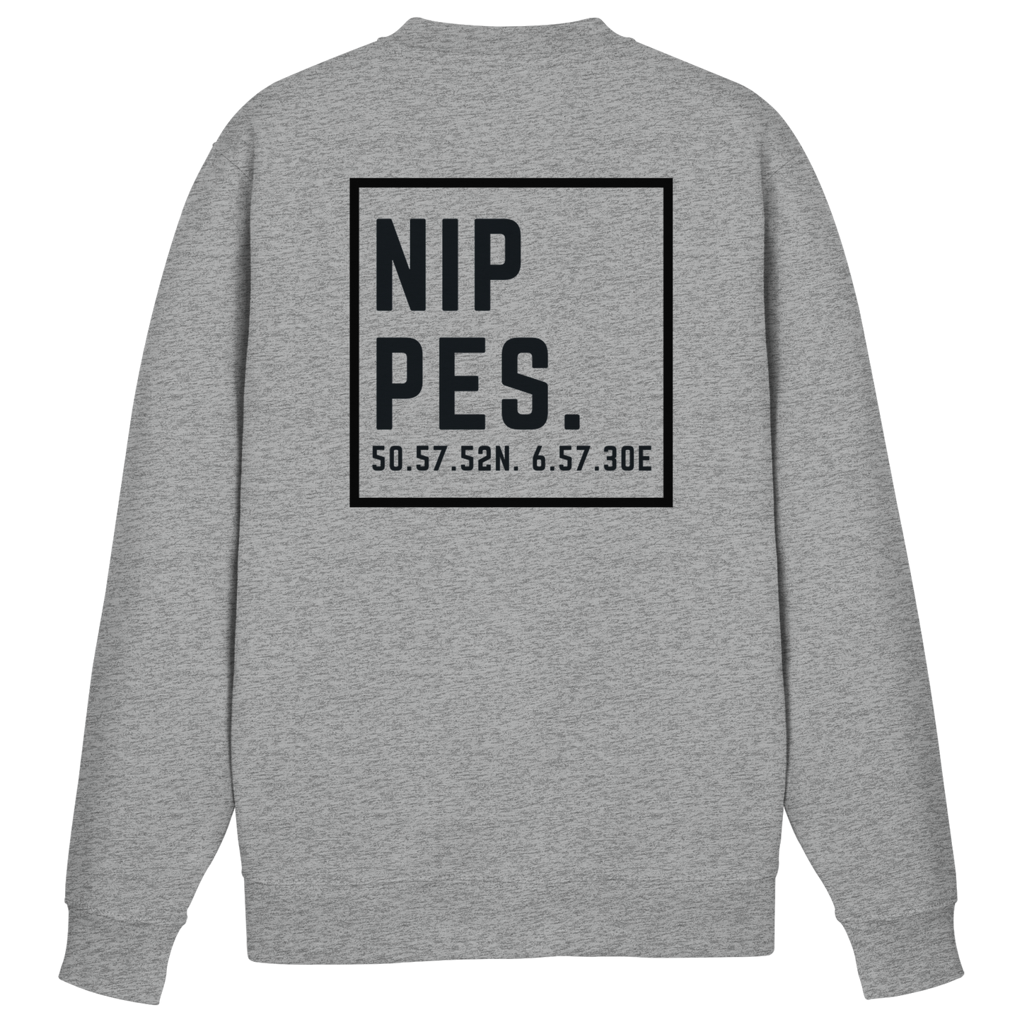 Nippes Koordinaten (großer Druck auf dem Rücken) - Basic Sweatshirt