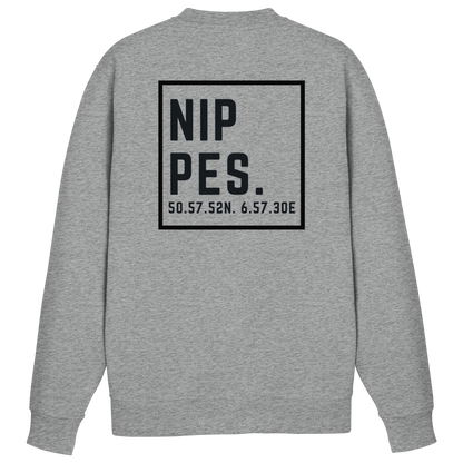 Nippes Koordinaten (großer Druck auf dem Rücken) - Basic Sweatshirt