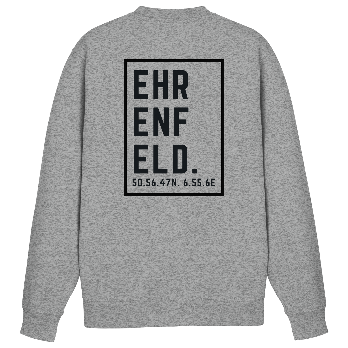 Ehrenfeld Koordinaten (großer Druck auf dem Rücken) - Basic Sweatshirt