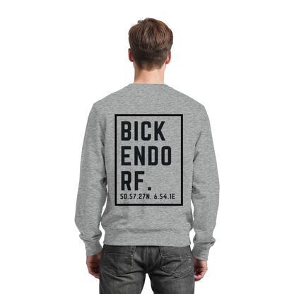 Bickendorf Koordinaten (großer Druck auf dem Rücken) - Basic Sweatshirt