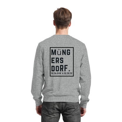 Müngersdorf Koordinaten (großer Druck auf dem Rücken) - Basic Sweatshirt