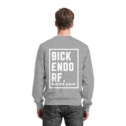 Bickendorf Koordinaten (großer Druck auf dem Rücken) - Basic Sweatshirt
