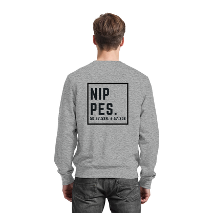 Nippes Koordinaten (großer Druck auf dem Rücken) - Basic Sweatshirt