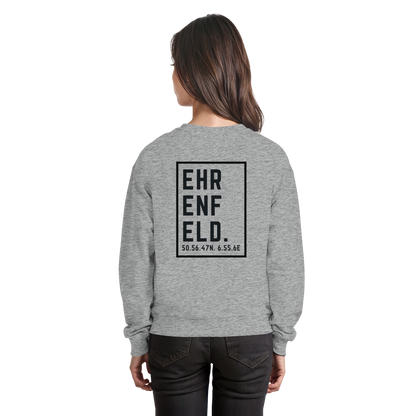 Ehrenfeld Koordinaten (großer Druck auf dem Rücken) - Basic Sweatshirt