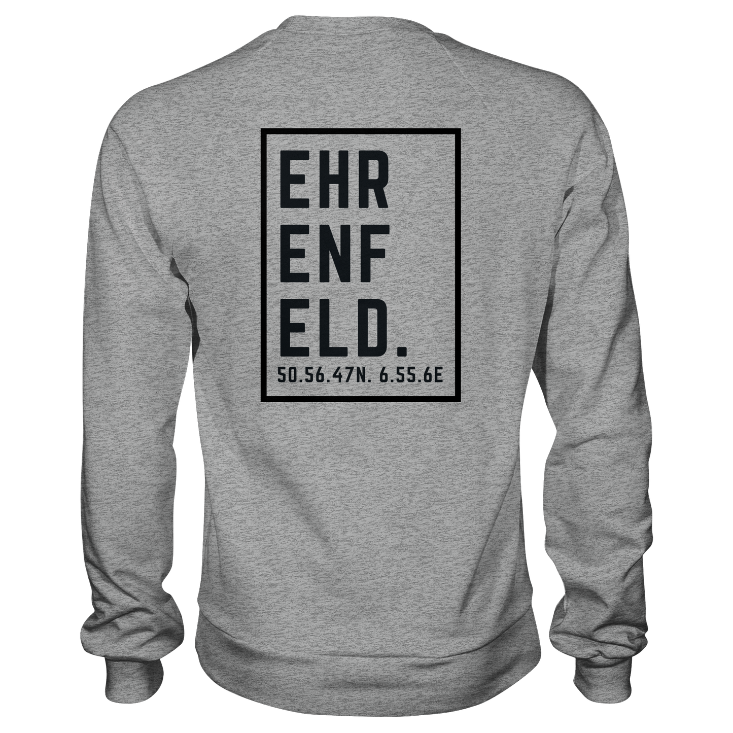 Ehrenfeld Koordinaten (großer Druck auf dem Rücken) - Basic Sweatshirt