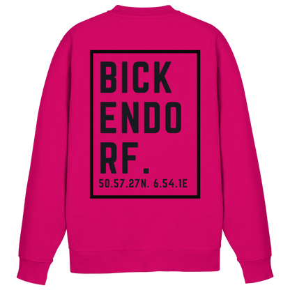 Bickendorf Koordinaten (großer Druck auf dem Rücken) - Basic Sweatshirt