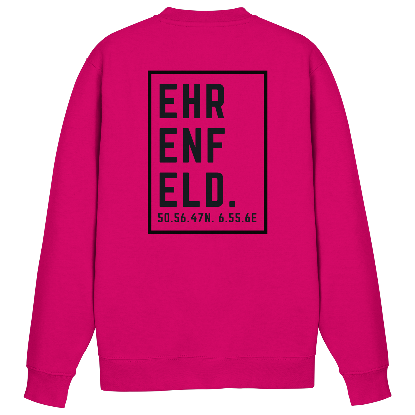 Ehrenfeld Koordinaten (großer Druck auf dem Rücken) - Basic Sweatshirt