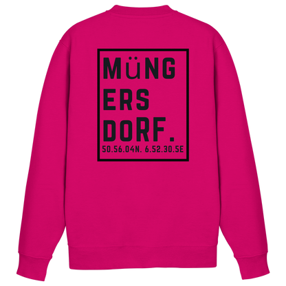 Müngersdorf Koordinaten (großer Druck auf dem Rücken) - Basic Sweatshirt