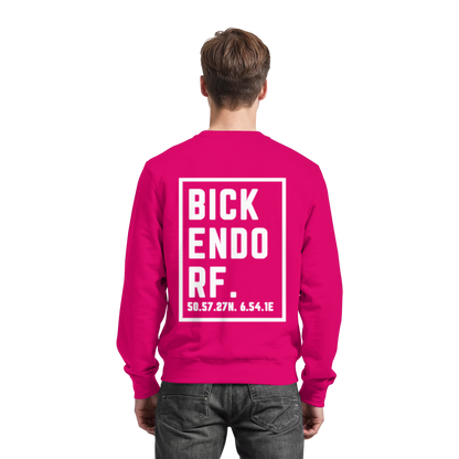 Bickendorf Koordinaten (großer Druck auf dem Rücken) - Basic Sweatshirt
