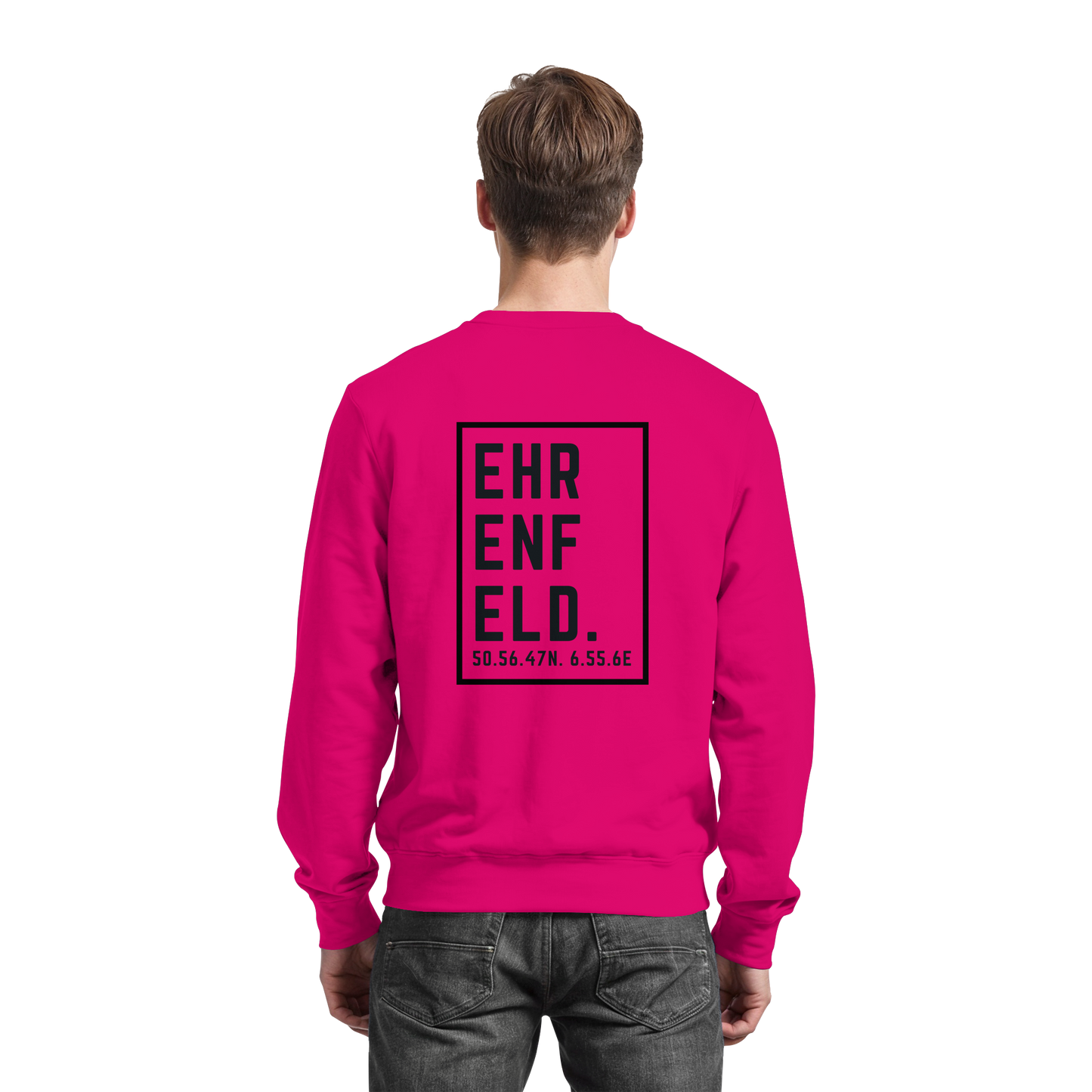 Ehrenfeld Koordinaten (großer Druck auf dem Rücken) - Basic Sweatshirt
