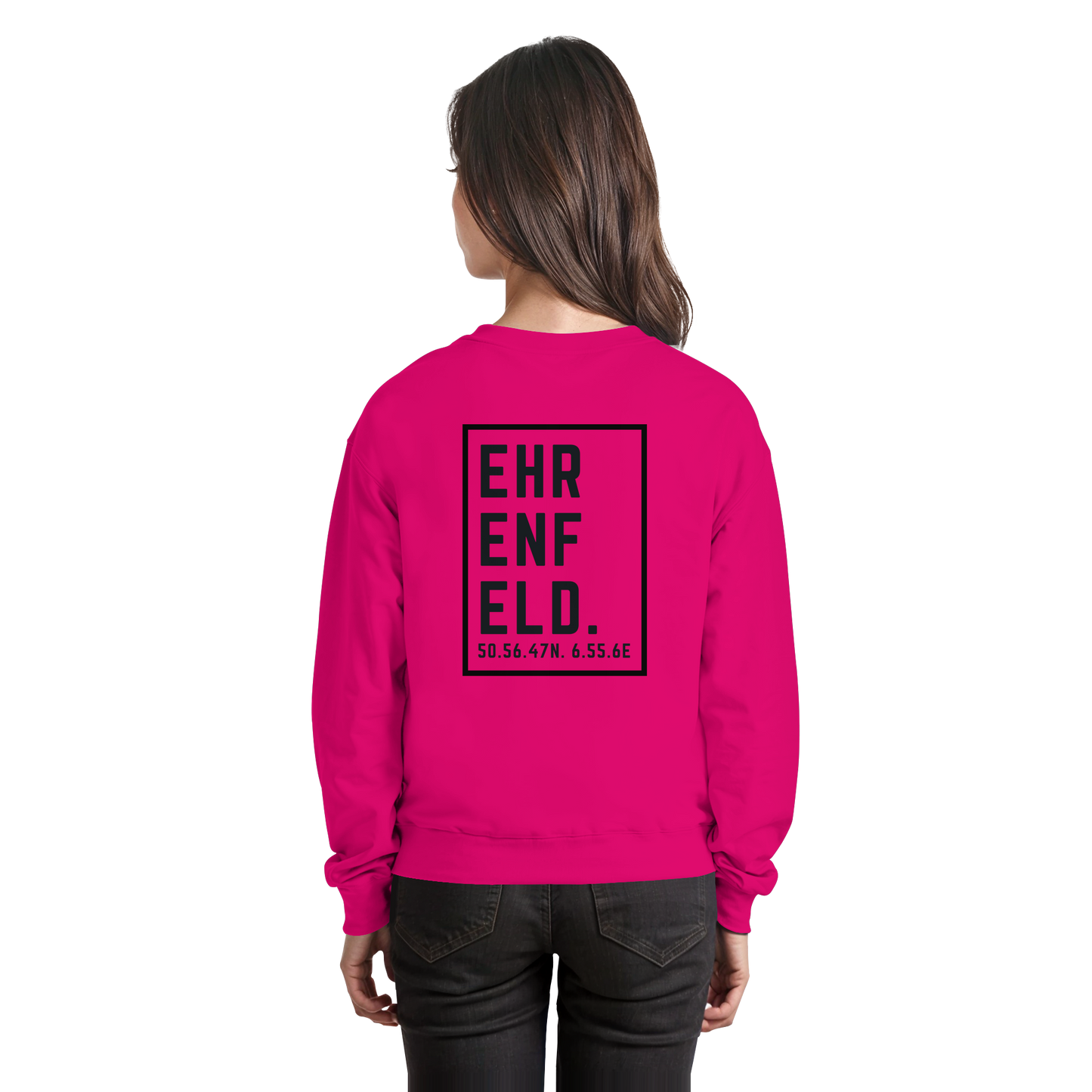 Ehrenfeld Koordinaten (großer Druck auf dem Rücken) - Basic Sweatshirt