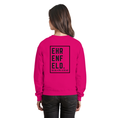 Ehrenfeld Koordinaten (großer Druck auf dem Rücken) - Basic Sweatshirt