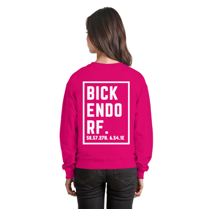 Bickendorf Koordinaten (großer Druck auf dem Rücken) - Basic Sweatshirt