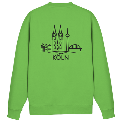 Köln Skyline (großer Druck auf dem Rücken) - Basic Sweatshirt