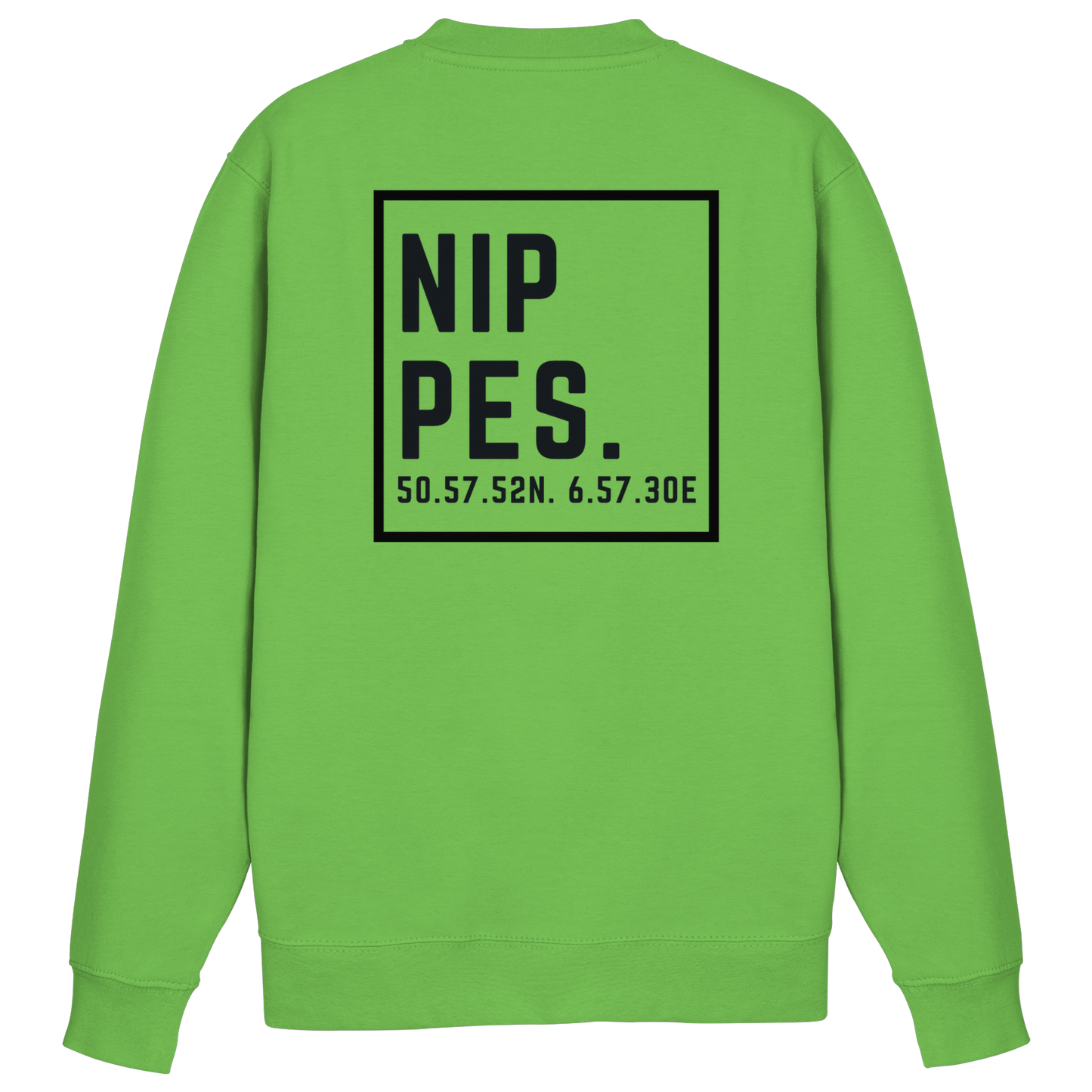 Nippes Koordinaten (großer Druck auf dem Rücken) - Basic Sweatshirt
