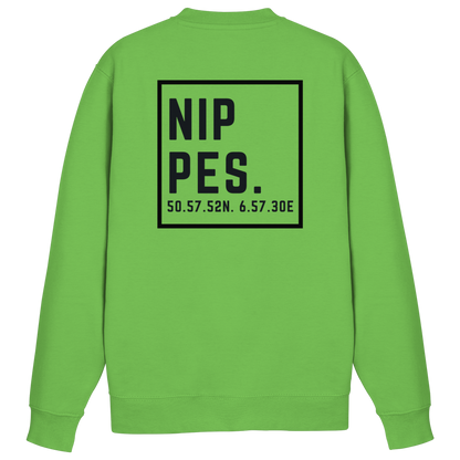 Nippes Koordinaten (großer Druck auf dem Rücken) - Basic Sweatshirt