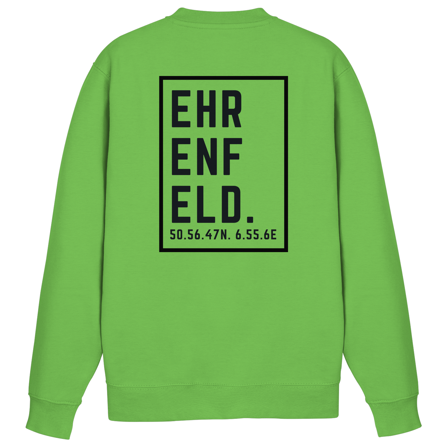 Ehrenfeld Koordinaten (großer Druck auf dem Rücken) - Basic Sweatshirt