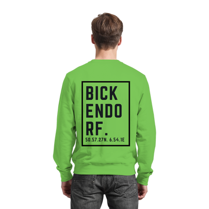 Bickendorf Koordinaten (großer Druck auf dem Rücken) - Basic Sweatshirt