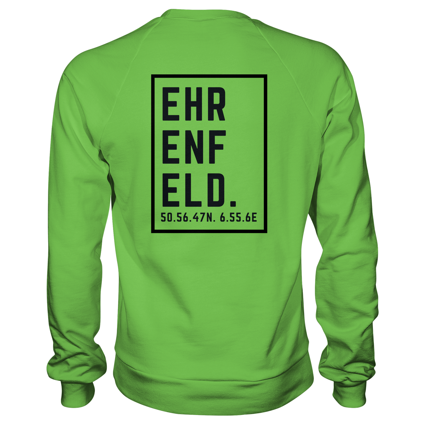 Ehrenfeld Koordinaten (großer Druck auf dem Rücken) - Basic Sweatshirt