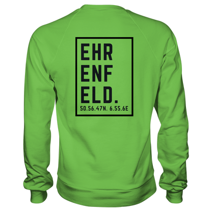Ehrenfeld Koordinaten (großer Druck auf dem Rücken) - Basic Sweatshirt