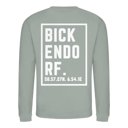 Bickendorf Koordinaten (großer Druck auf dem Rücken) - Basic Sweatshirt