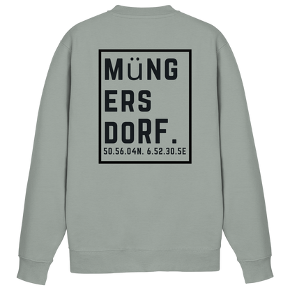 Müngersdorf Koordinaten (großer Druck auf dem Rücken) - Basic Sweatshirt