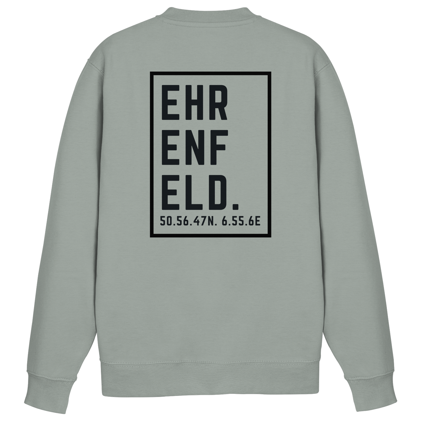 Ehrenfeld Koordinaten (großer Druck auf dem Rücken) - Basic Sweatshirt