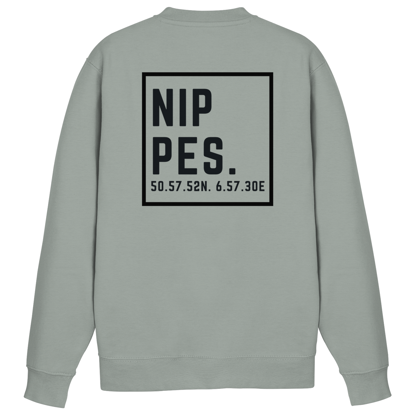 Nippes Koordinaten (großer Druck auf dem Rücken) - Basic Sweatshirt
