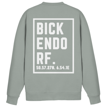 Bickendorf Koordinaten (großer Druck auf dem Rücken) - Basic Sweatshirt