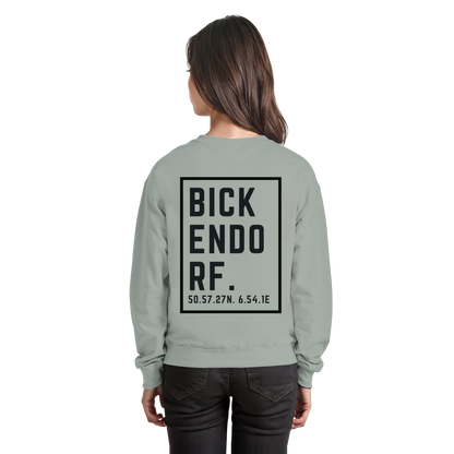 Bickendorf Koordinaten (großer Druck auf dem Rücken) - Basic Sweatshirt