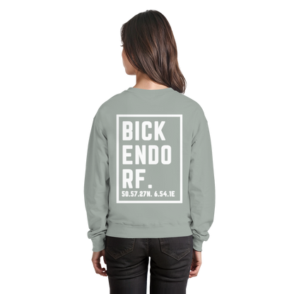 Bickendorf Koordinaten (großer Druck auf dem Rücken) - Basic Sweatshirt