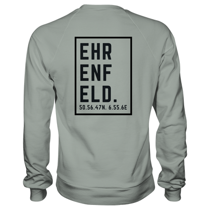 Ehrenfeld Koordinaten (großer Druck auf dem Rücken) - Basic Sweatshirt