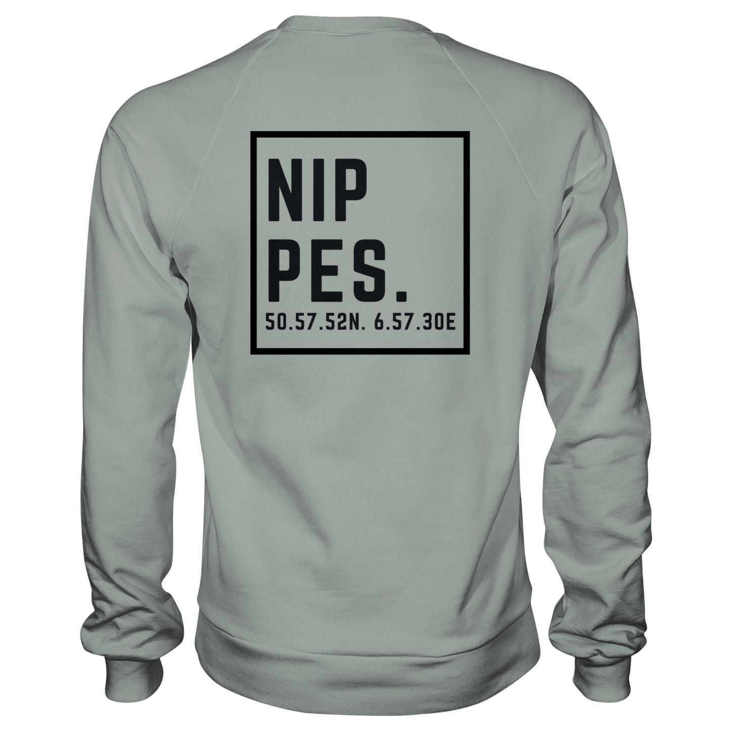 Nippes Koordinaten (großer Druck auf dem Rücken) - Basic Sweatshirt