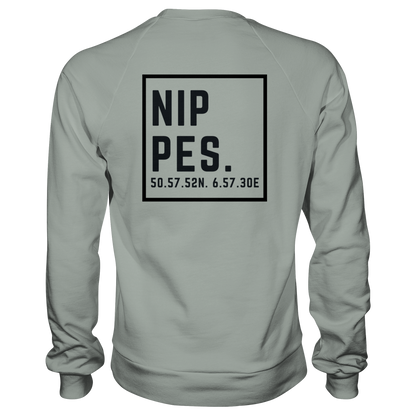 Nippes Koordinaten (großer Druck auf dem Rücken) - Basic Sweatshirt