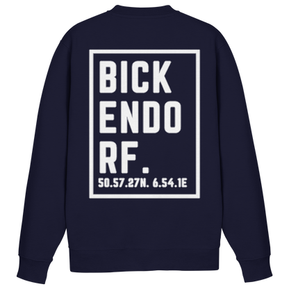 Bickendorf Koordinaten (großer Druck auf dem Rücken) - Basic Sweatshirt