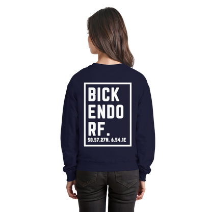 Bickendorf Koordinaten (großer Druck auf dem Rücken) - Basic Sweatshirt